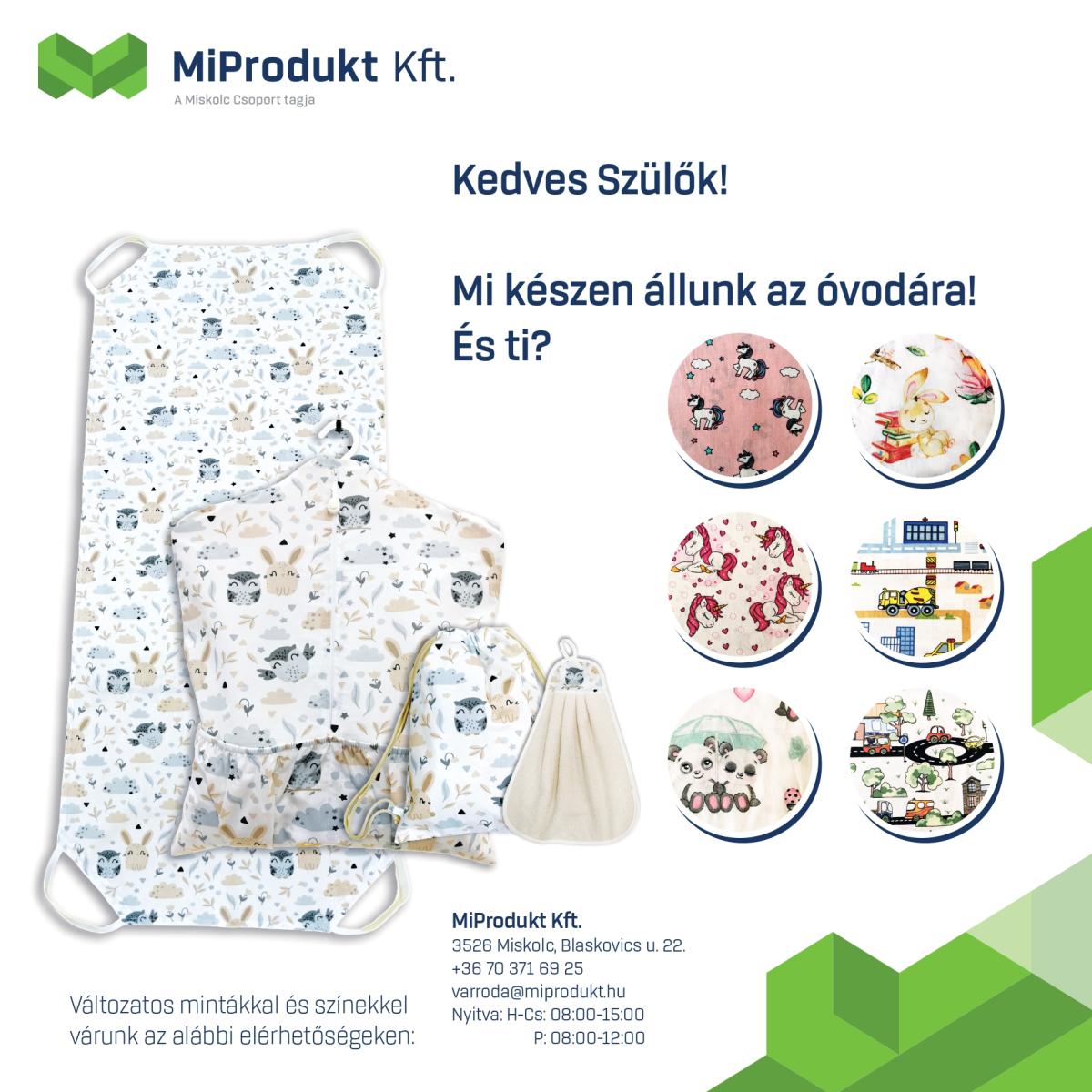 Óvodás csomagok rendelhetők a MiProdukt Kft-nél